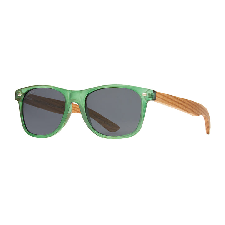 BP10267 - NEW Bodie Green / Zebra Wood / Smoke Polarized Lens