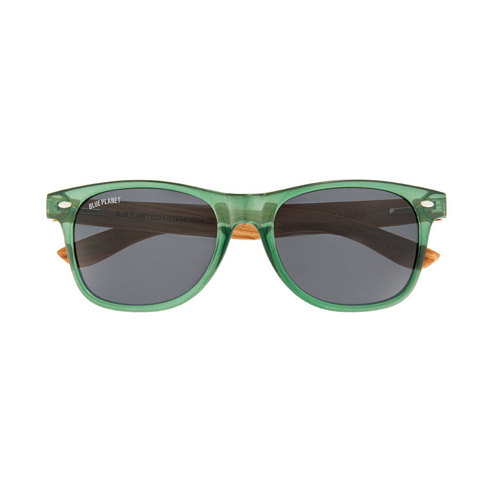 BP10267 - NEW Bodie Green / Zebra Wood / Smoke Polarized Lens