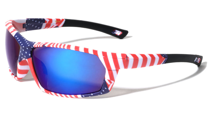 1775 Shields-Flag Wrap Sunglasses