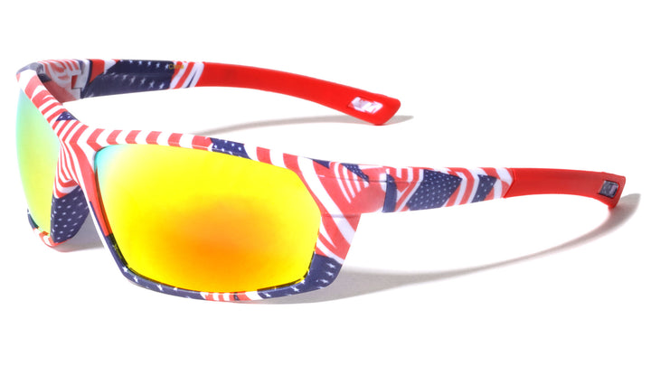 1775 Shields-Flag Wrap Sunglasses