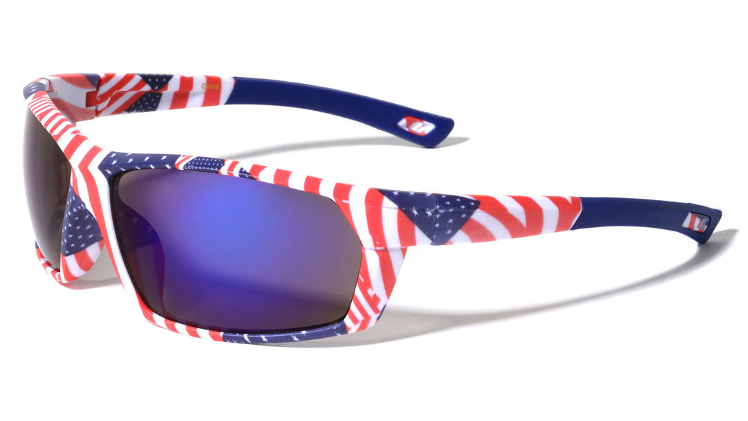 1775 Shields-Flag Wrap Sunglasses