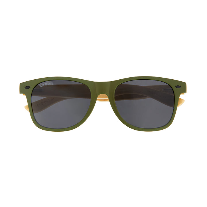 BP10253 - Classic- Matte Olive Green/ Bamboo / Smoke Polarized Lens