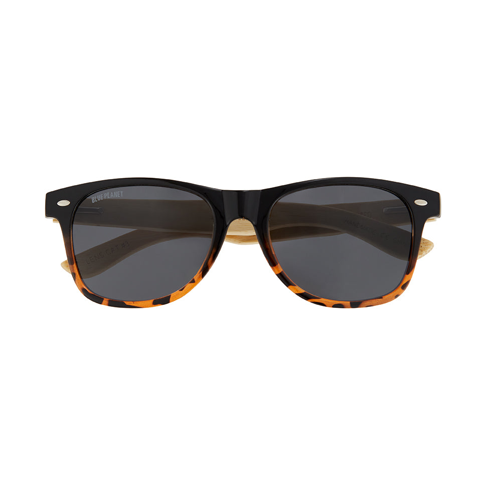 BP10256 - Classic- Onyx To Amber Tortoise / Bamboo / Smoke Polarized Lens