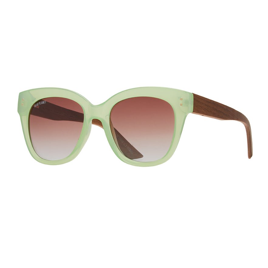 BP10395 NEW Cora - Green/Walnut Wood - Gradient Brown Pol