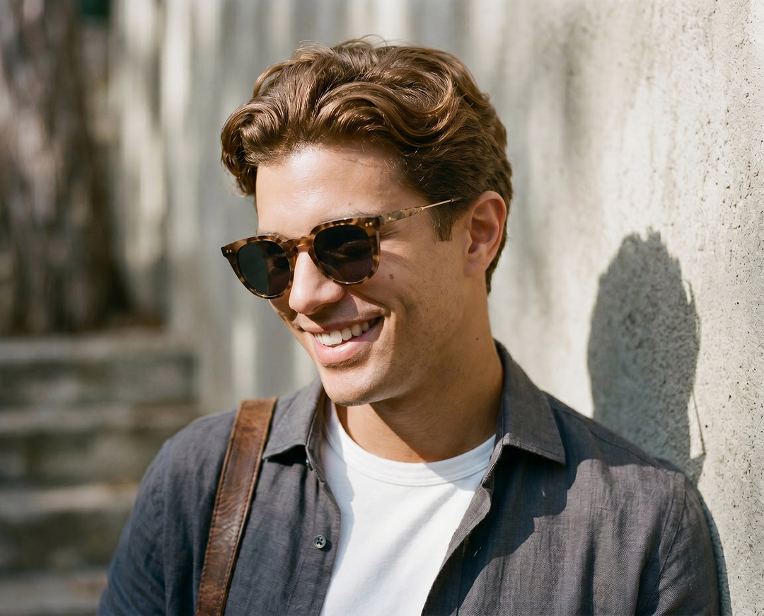 BP10315 NEW - Cove Ivory Tortoise/Gold-Smoke Polarized Lens