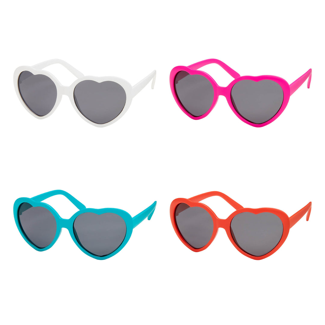 KFL1001 Kids Floaties Polarized-Heart Pop Color Sunglasses