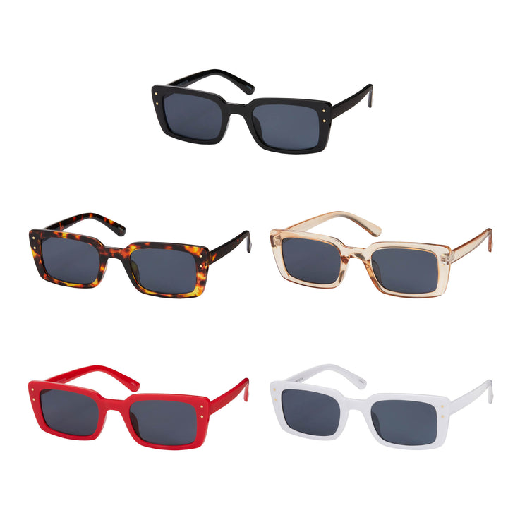 1156 - New- Rose - Rectangle w/ Pins Color Assortment