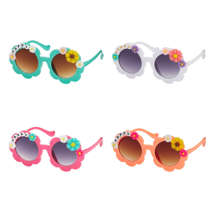 K6781-NEW- Kids - Happy Flower Sunglass