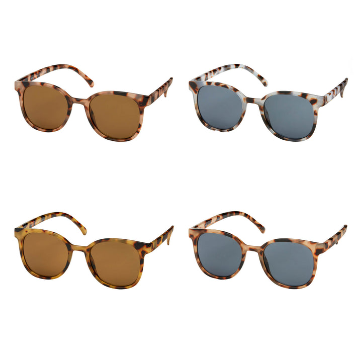 1512 Rose- Oversized Tort Cat Eye Sunglasses