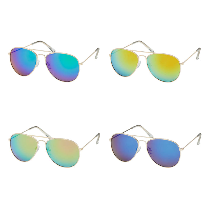 4202 Weekend - Gold Aviator Sunglasses