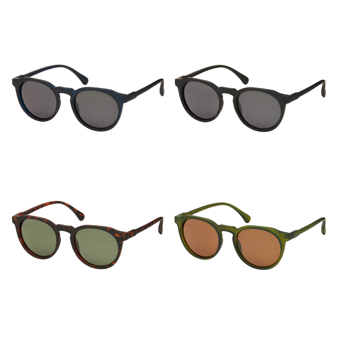 7707 - NEW POLARIZED SOFT ROUNDIE KEYHOLE ASSORTED COLORS