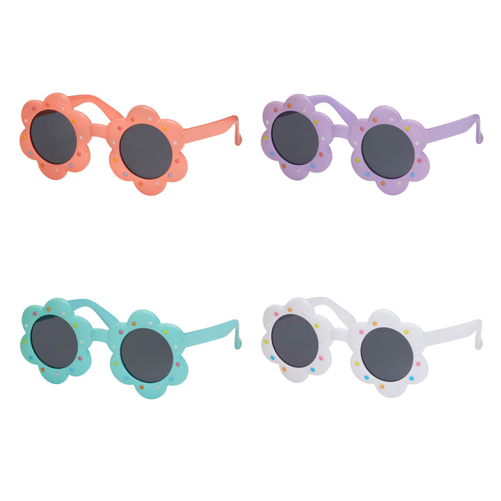 K6779 NEW KIDS Dotted Flower Assorted Colors