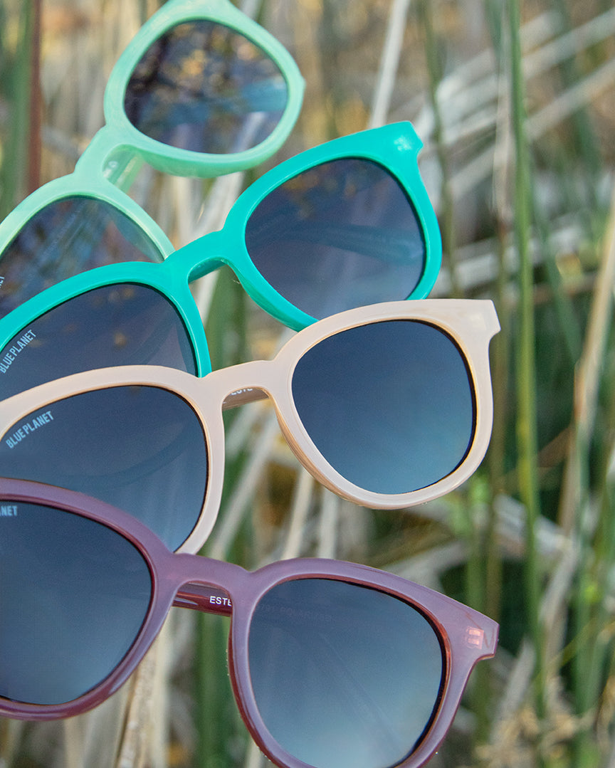 BP19791 - Este - Dark Rose / Gradient Brown Polarized Lens