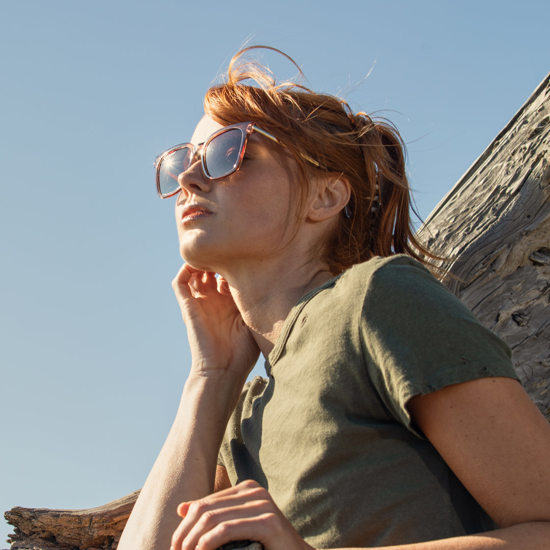 BP19605 - Everly - Crystal Mocha / Gold  / Gradient Brown Polarized Lens