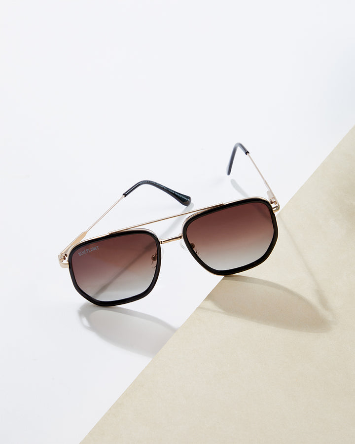 BP10335 - NEW Flynn Onyx / Matte Gold / Brown Polarized