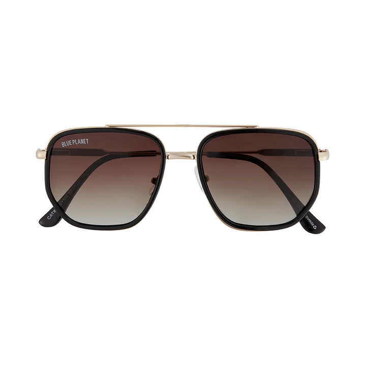 BP10335 - NEW Flynn Onyx / Matte Gold / Brown Polarized