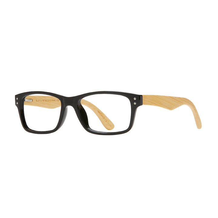 BP20176 - Fremont - Black / Bamboo / Blue Light Filtering Reader Lens