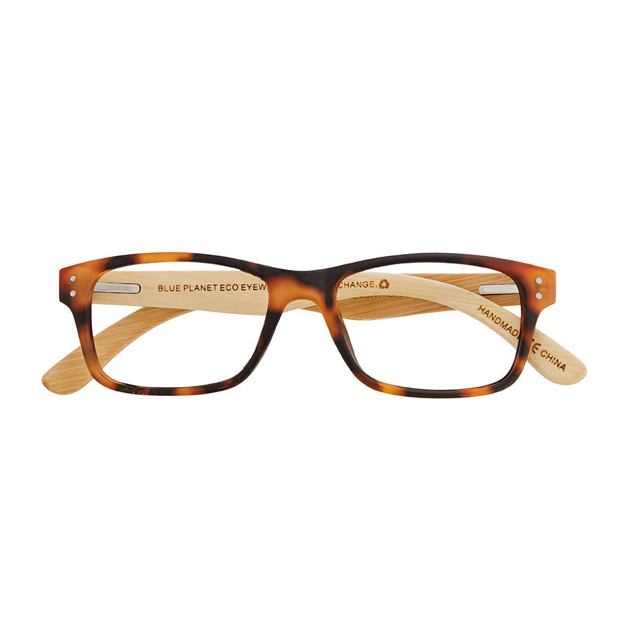 BP20177 NEW Fremont Reader - Brown Tort/Bamboo/Blue Light