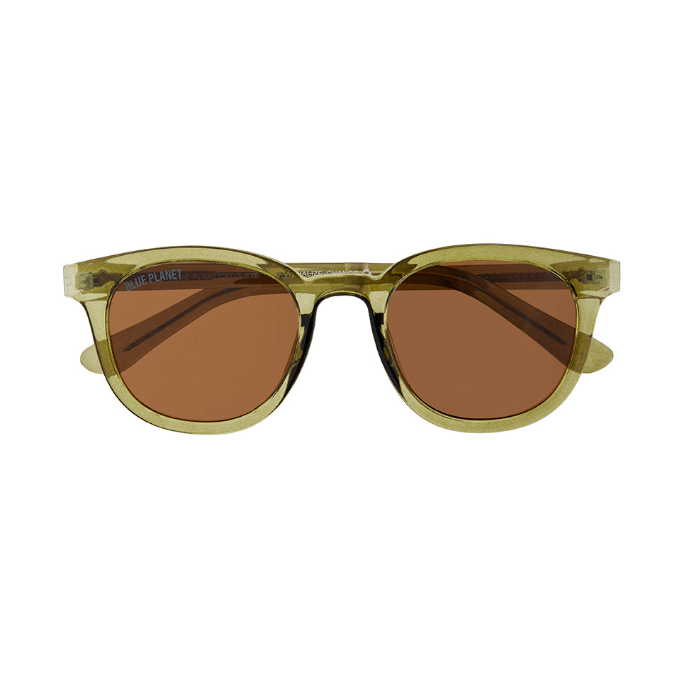 BP19413 - Gram  - Crystal Olive Green / Brown Polarized Lens
