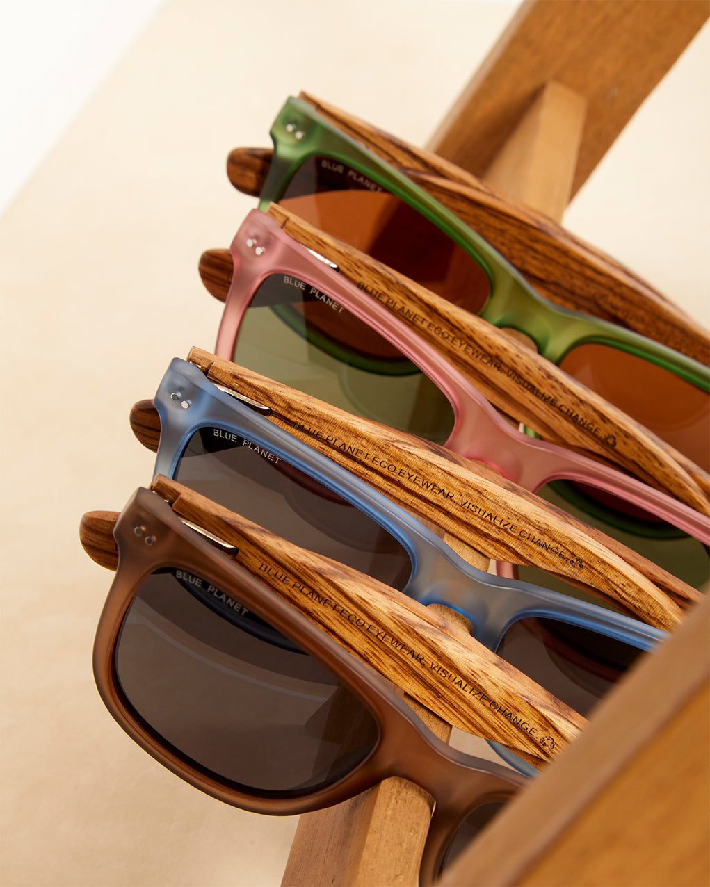 BP10162 NEW Grant- Matte Brown/Walnut Wood - Smoke Polarized