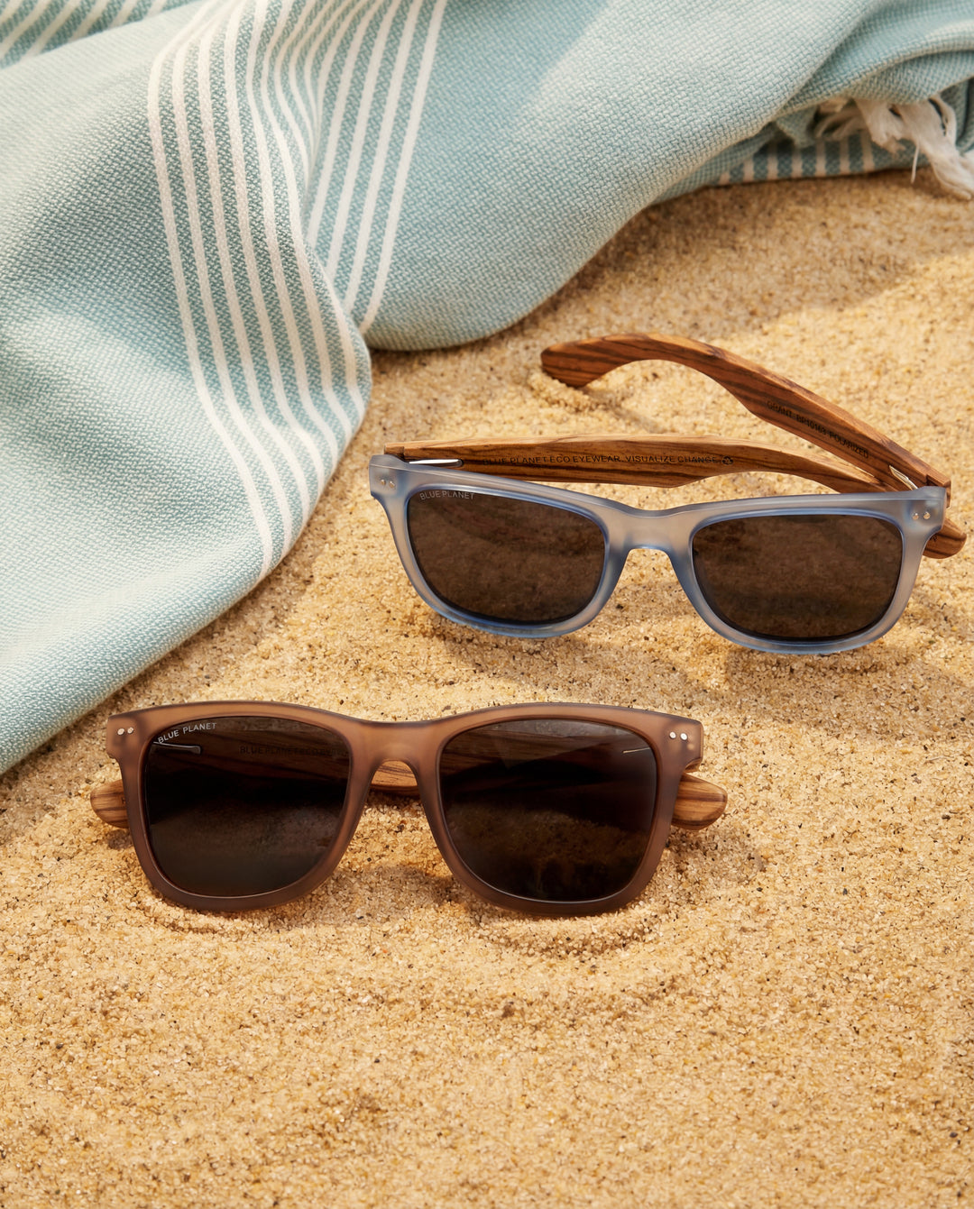 BP10162 NEW Grant- Matte Brown/Walnut Wood - Smoke Polarized