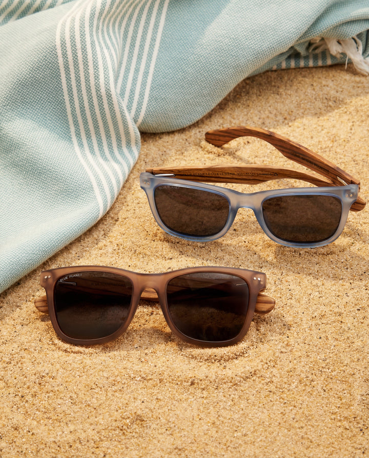 BP10162 NEW Grant- Matte Brown/Walnut Wood - Smoke Polarized