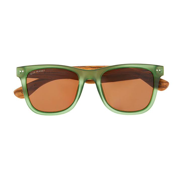 BP10161 NEW Grant- Matte Green/Walnut Wood - Brown Polarized