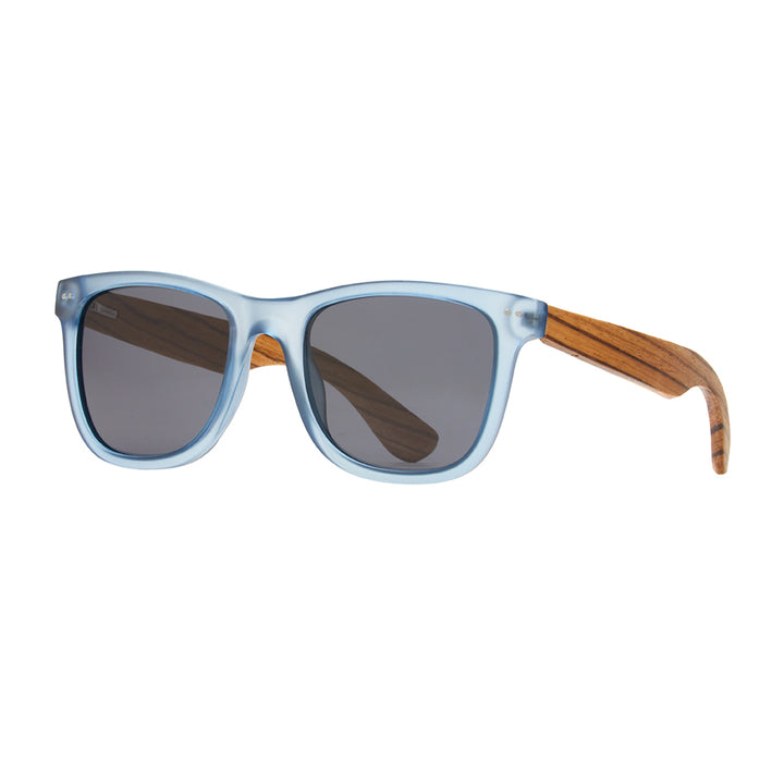 BP10163 NEW Grant- Matte Blue/Walnut Wood - Smoke Polarized