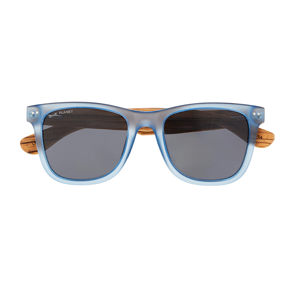 BP10163 NEW Grant- Matte Blue/Walnut Wood - Smoke Polarized