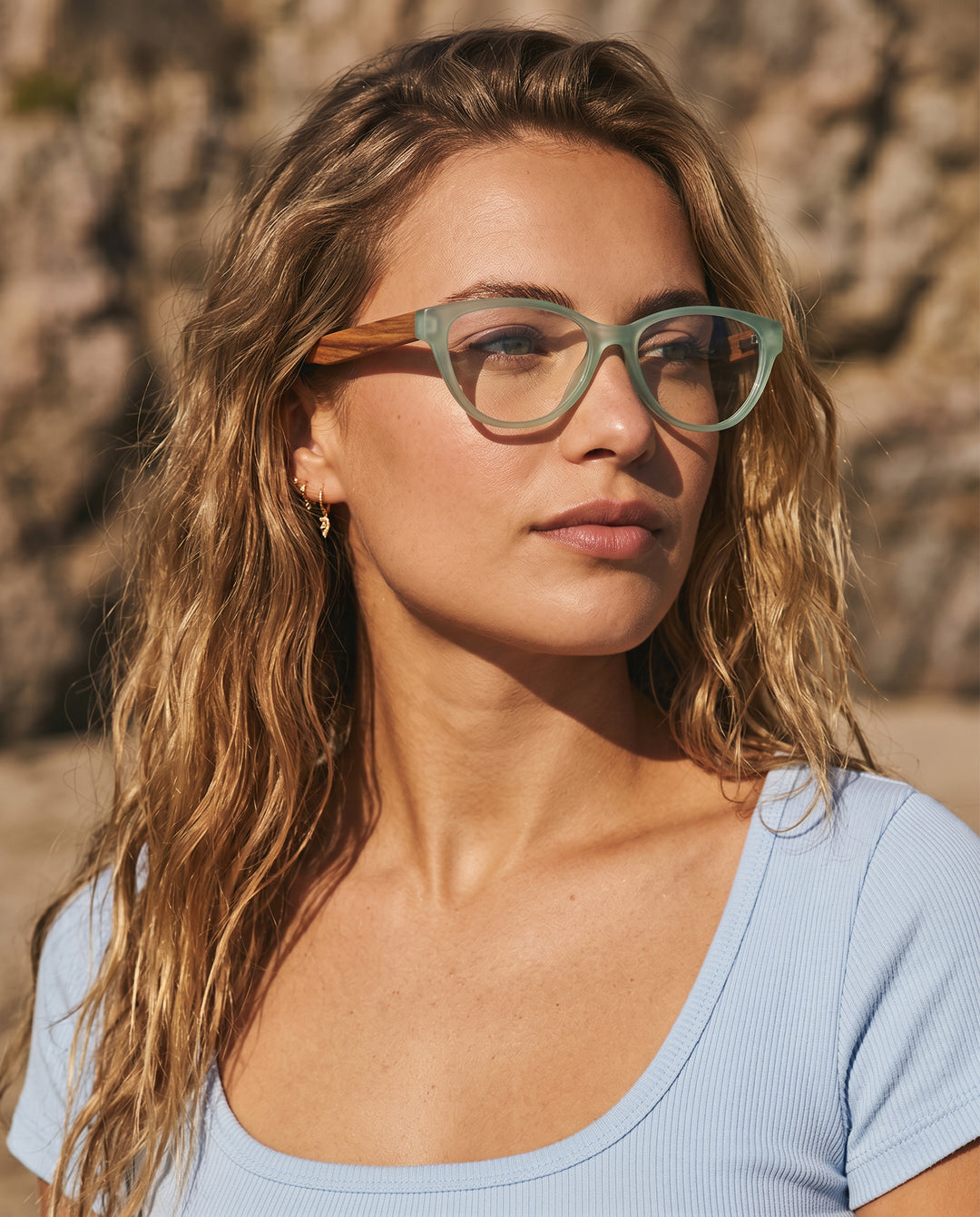 BP20271- NEW Hope Matte Green / Walnut Wood / Blue Light