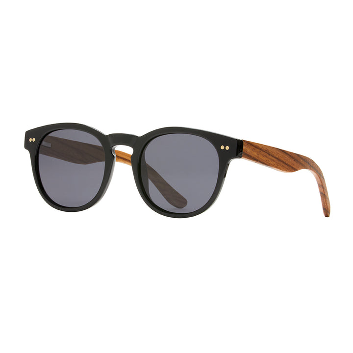 BP10174 NEW Indie - Matte Onyx/Walnut Wood -Smoke Polarized