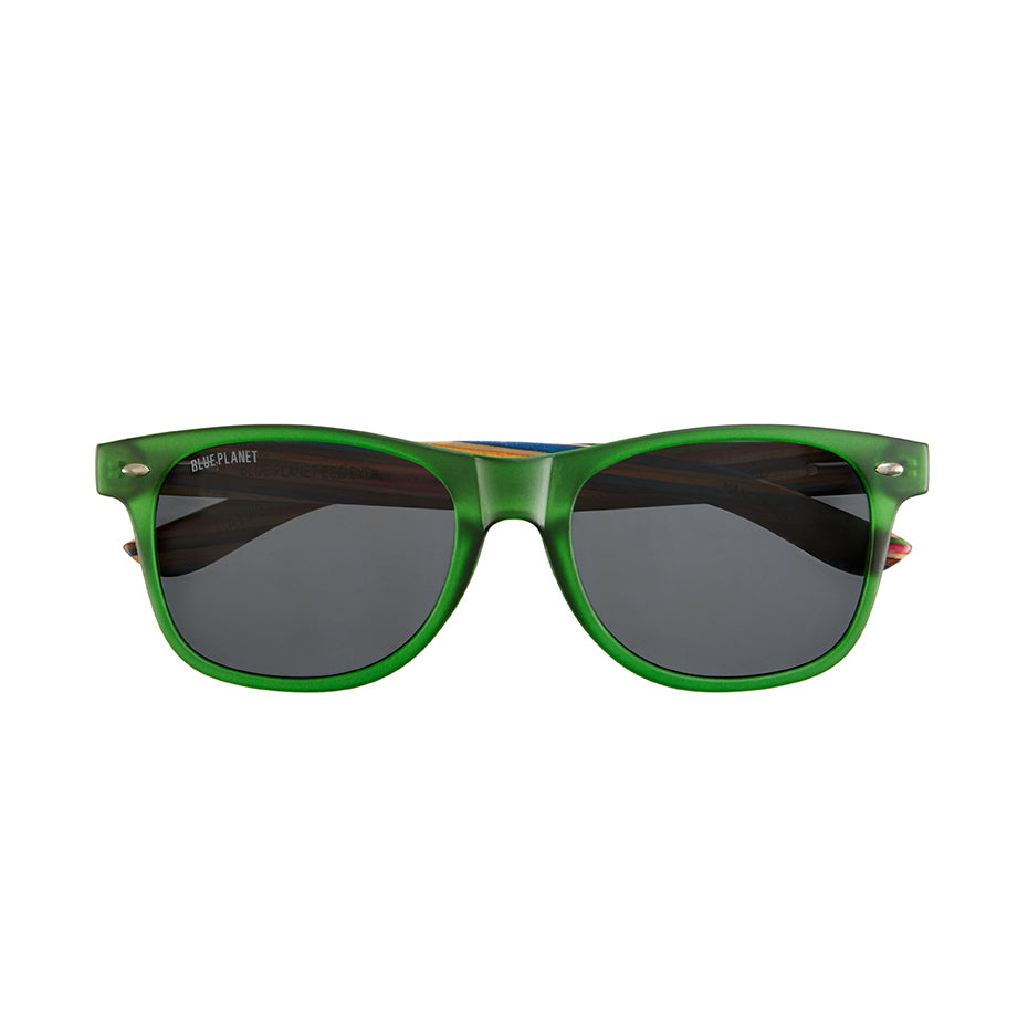BP19026 NEW Indio Matte Crystal Green/Rainbow Wood-Smoke Pol