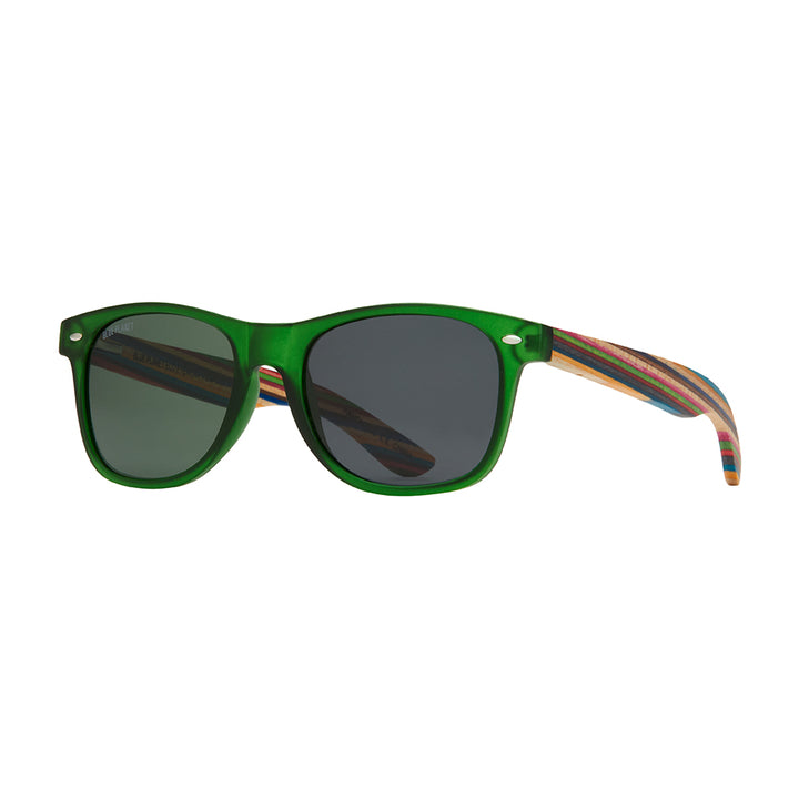 BP19026 NEW Indio Matte Crystal Green/Rainbow Wood-Smoke Pol