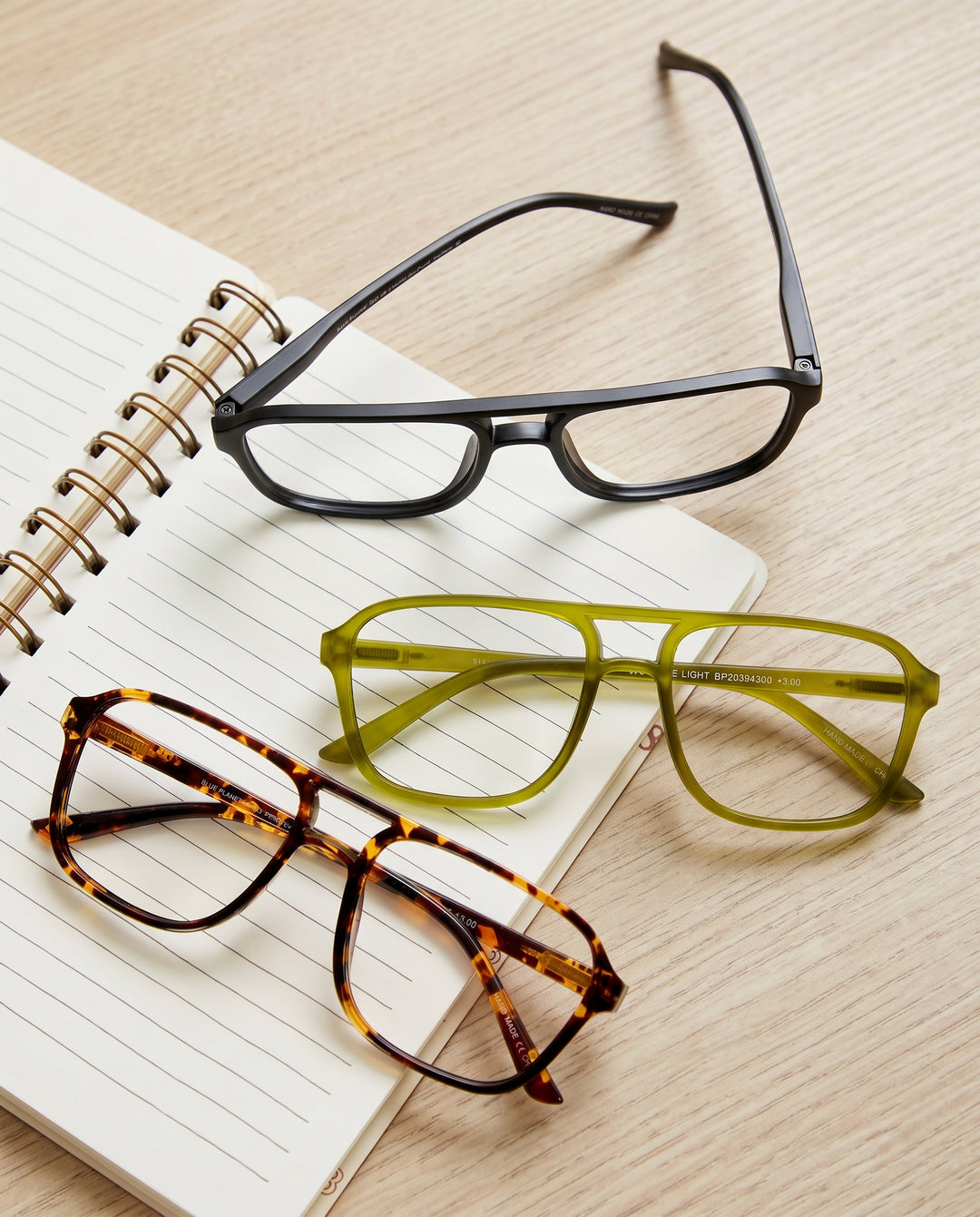 BP20391 - NEW Jax Aviator Brown Tortoise Blue Light Reader