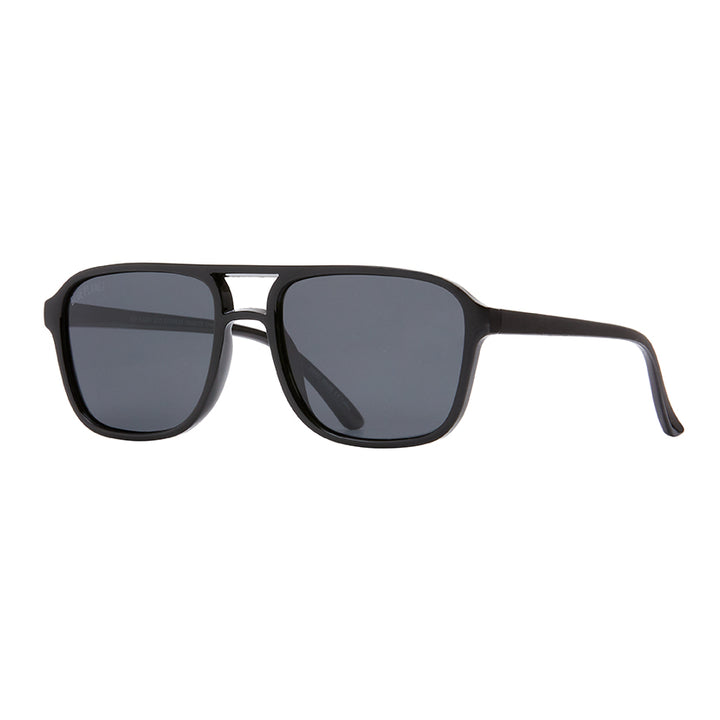 BP10451 NEW JAX Shiny Black/Smoke Polarized Lens