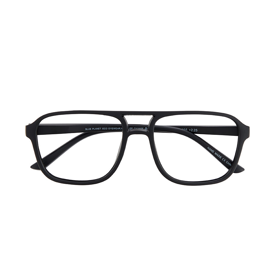 BP20392 - NEW Jax Aviator Black Tortoise Blue Light Reader