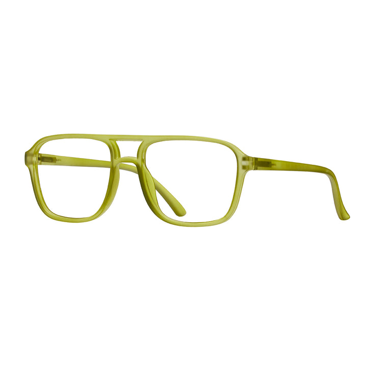 BP20394 - NEW Jax Aviator Matte Green - Blue Light Reader