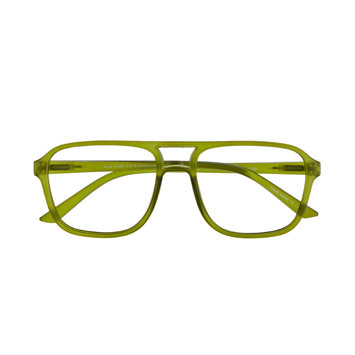 BP20394 - NEW Jax Aviator Matte Green - Blue Light Reader