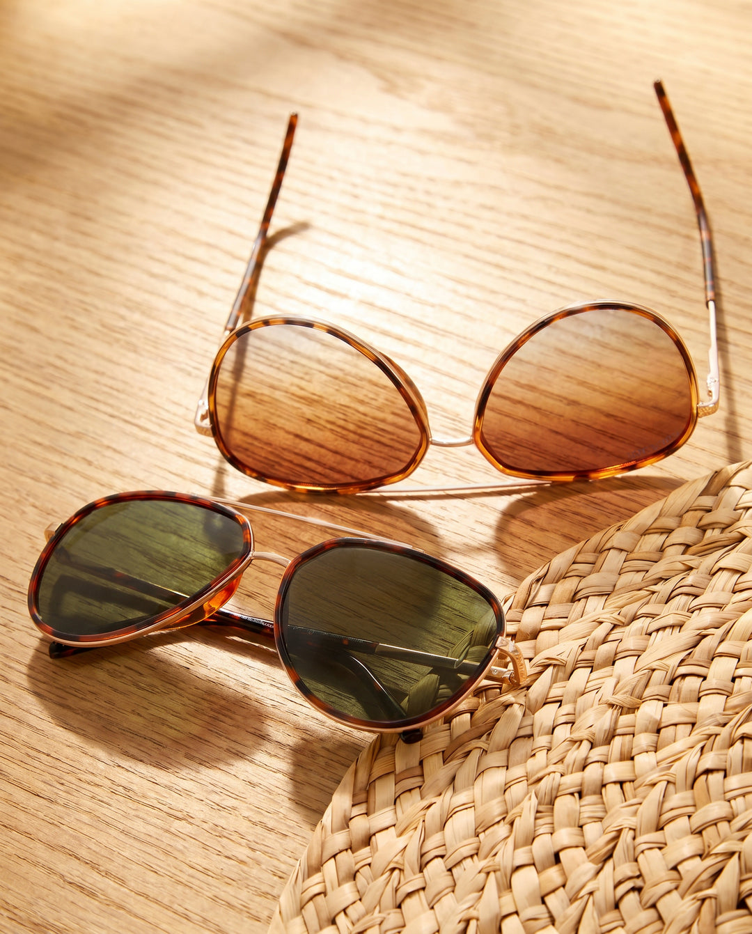 BP10031- NEW Jordan Matte Gold/ Brown Tort / Green Grey Pol