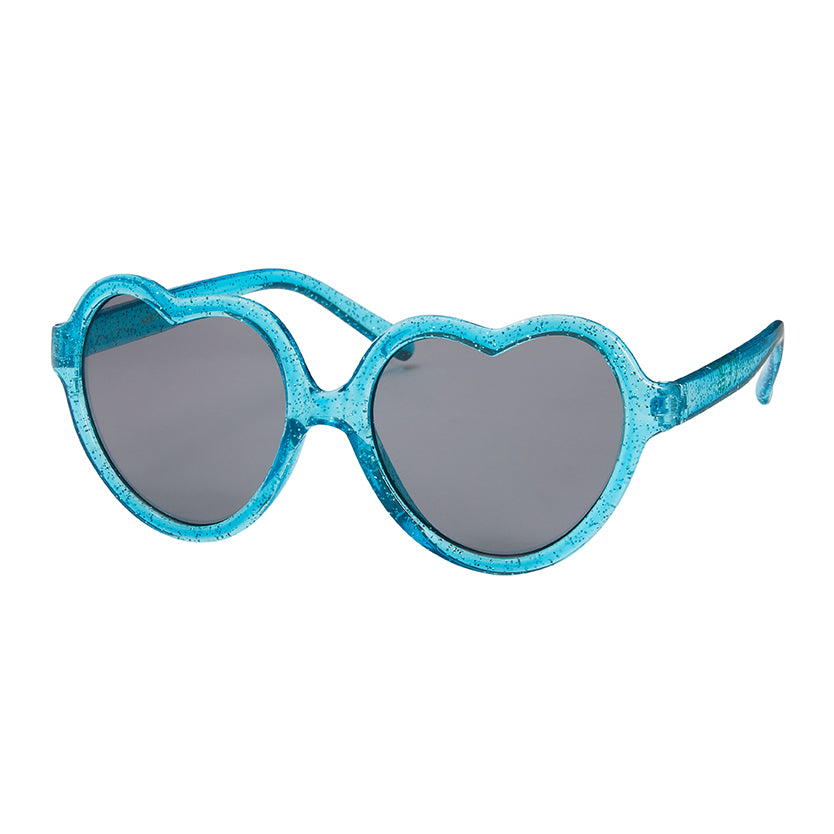 K1967 -NEW- Kids - Bubble Glitter Heart Sunglass
