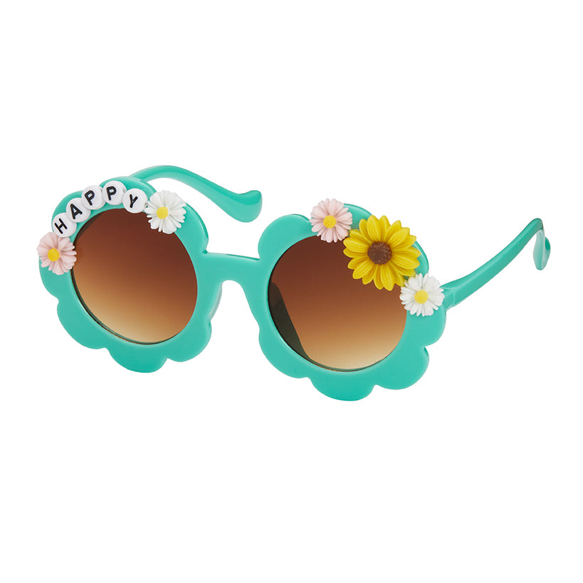 K6781-NEW- Kids - Happy Flower Sunglass