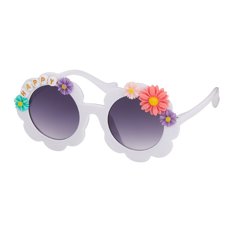 K6781-NEW- Kids - Happy Flower Sunglass