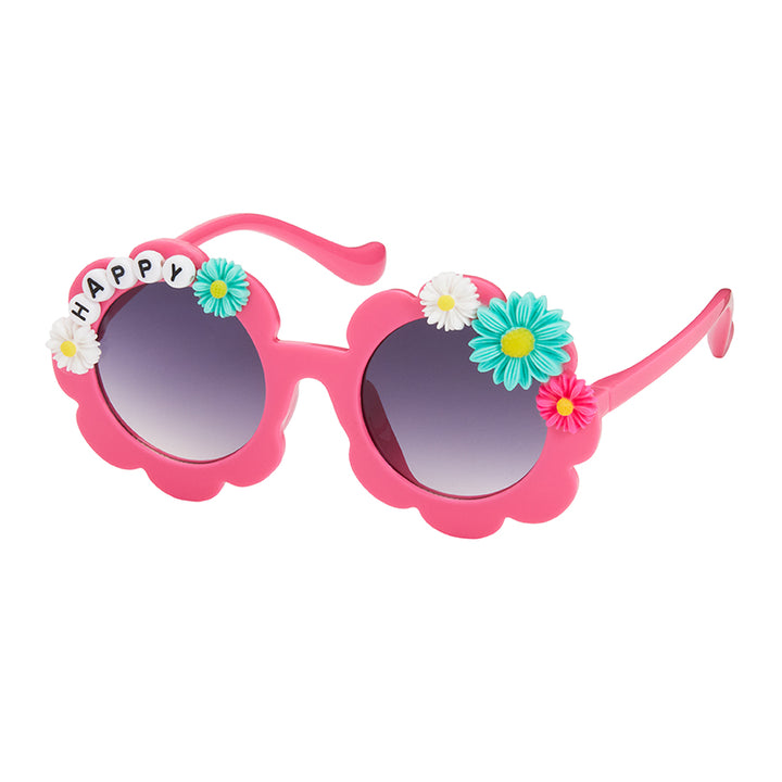 K6781-NEW- Kids - Happy Flower Sunglass