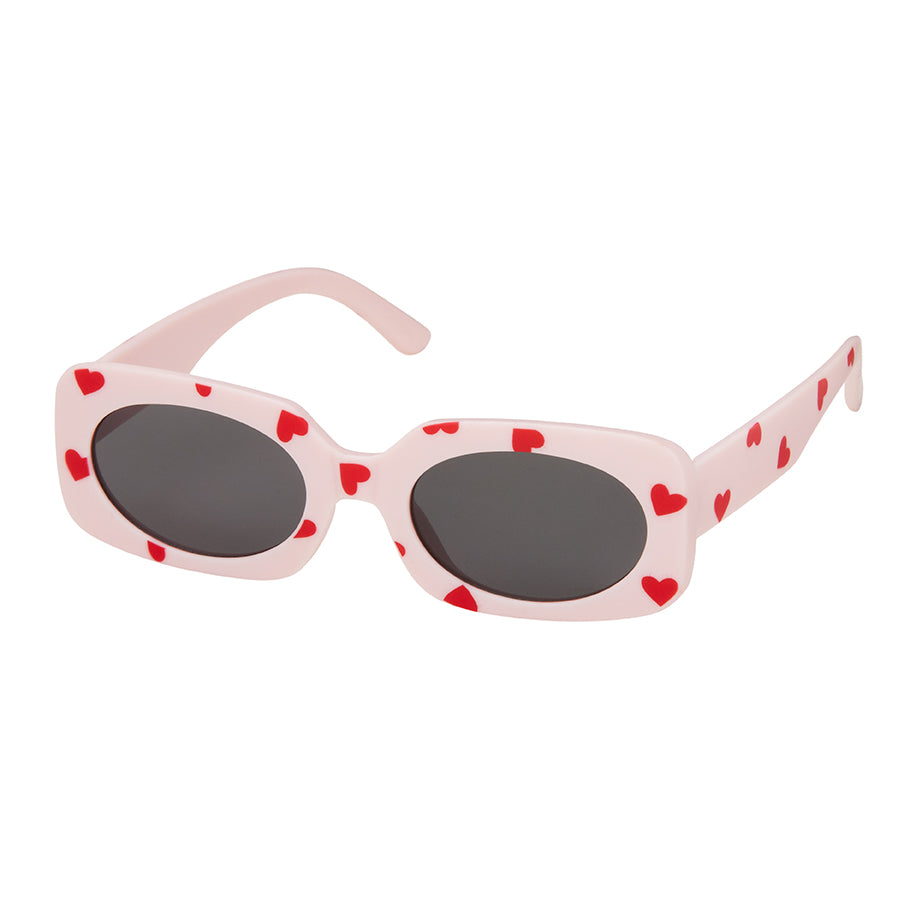 K6788 NEW KIDS MATTE SLIM HEART PRINT ASSORTED COLORS