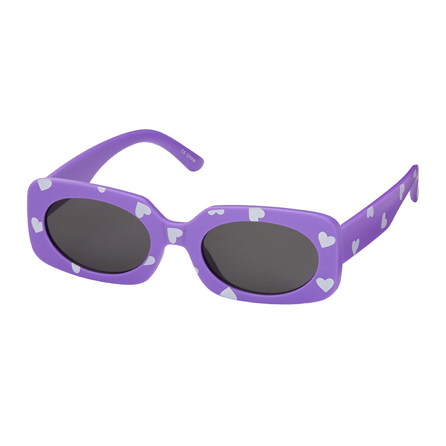 K6788 NEW KIDS MATTE SLIM HEART PRINT ASSORTED COLORS