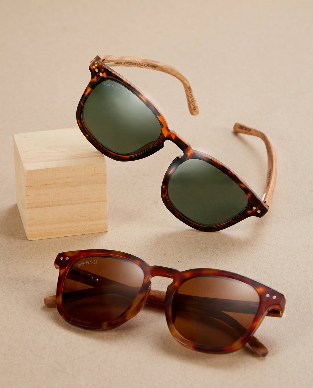 BP10084 NEW Kai Sunset Tort /Walnut Wood / Brown Polarized