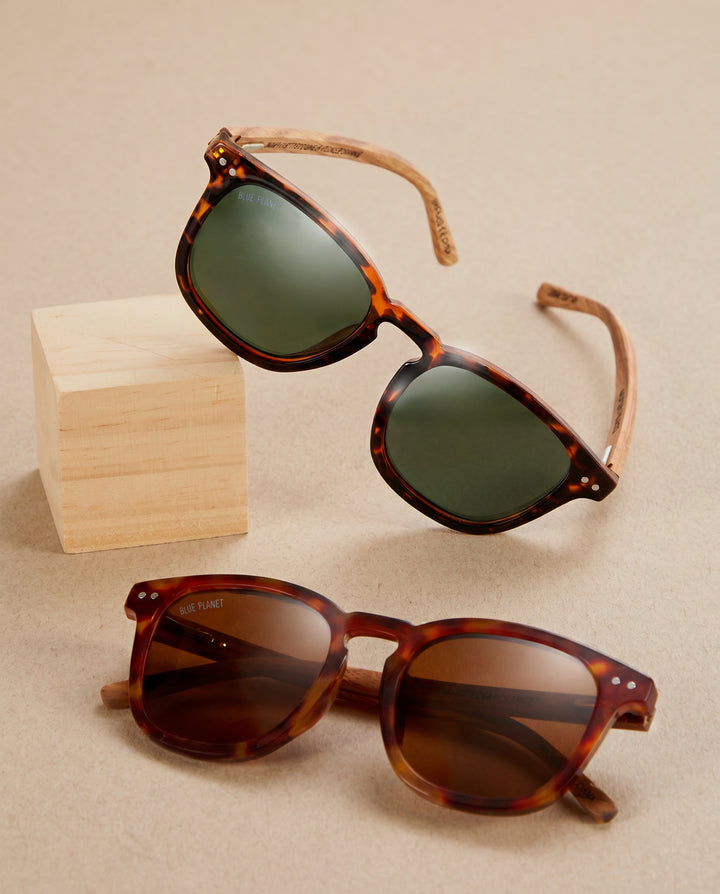 BP10084 NEW Kai Sunset Tort /Walnut Wood / Brown Polarized