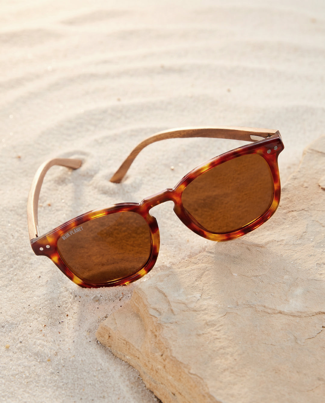 BP10084 NEW Kai Sunset Tort /Walnut Wood / Brown Polarized