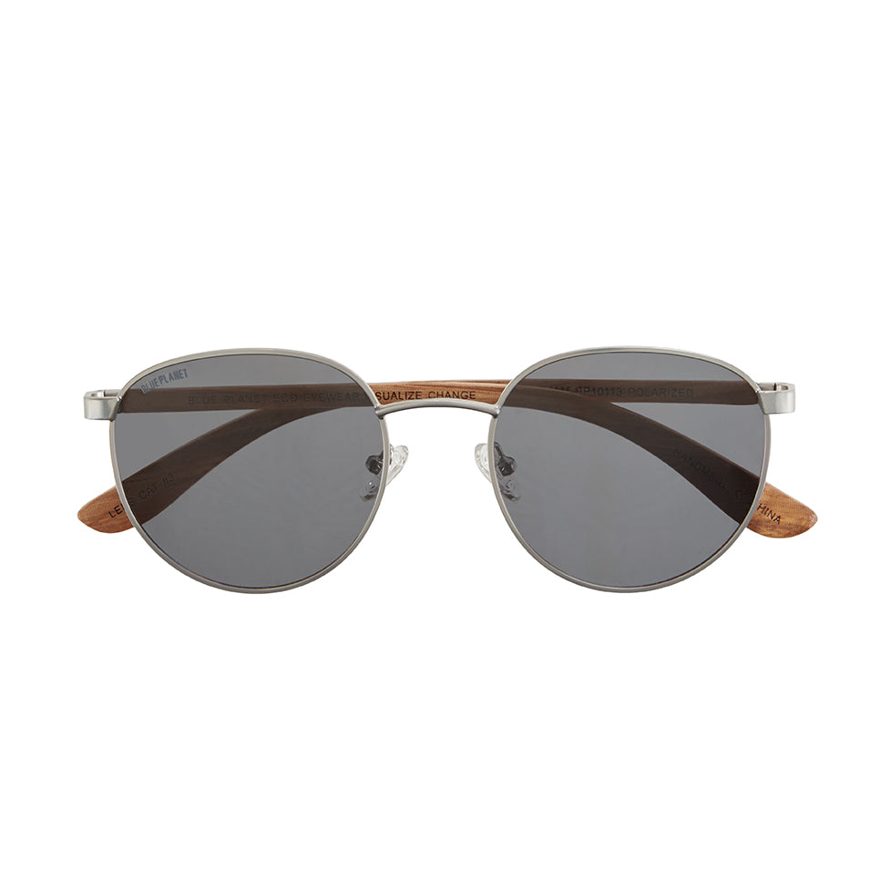 BP10113 - NEW Liam Matte Silver / Walnut Wood / Smoke Pol