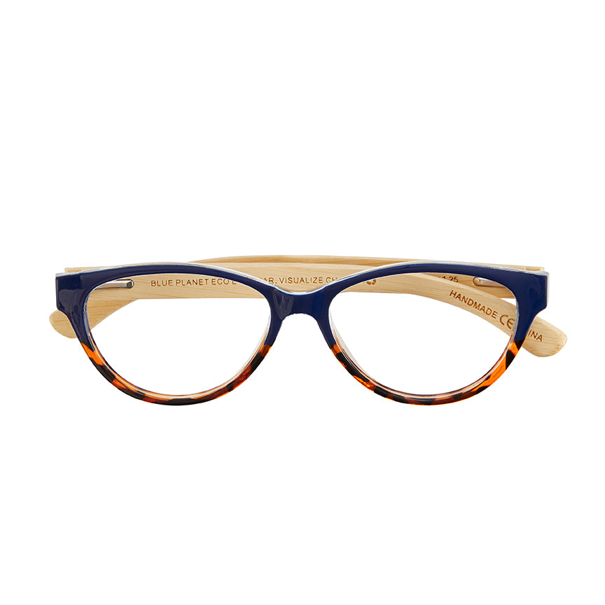 BP20148- NEW Lucia Reader BlueTo AmberTort/Bamboo